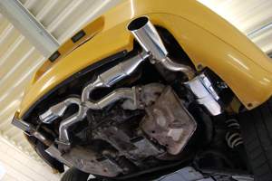 Porsche 993 - Katkreuz, Endschalldämpfer und Endrohre