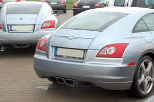 Treffen Crossfire-Fahrer bei DW-Technik zum Soundscheck und Begutachtung der Spezial-Endrohre